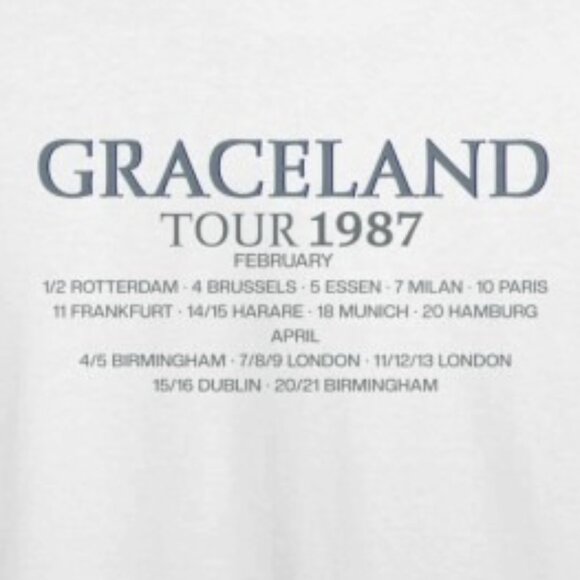 Paul Simon Graceland 1987 World Tour T-Shirt 2 Sided Concert Graphic Tee 05 - Picture 3 of 6